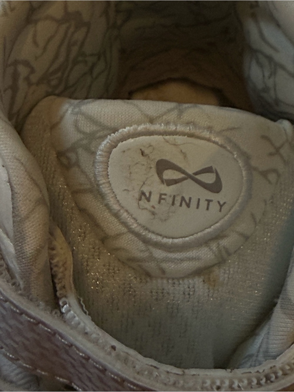 NFINITY Cream/Beige High-Top Athletic Cheer Shoes - Picture 4 of 6